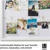 Clothesline Photo Display, White - Frames - 3