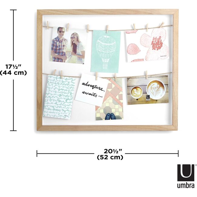 Clothesline Photo Display, Natural - Frames - 7