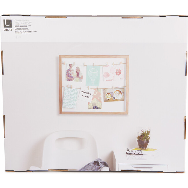 Clothesline Photo Display, Natural - Frames - 8