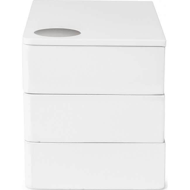 Spindle Storage Box, White - Jewelry Boxes - 8