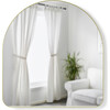 Hubba Arched Mirror, Brass Frame - Mirrors - 1 - thumbnail