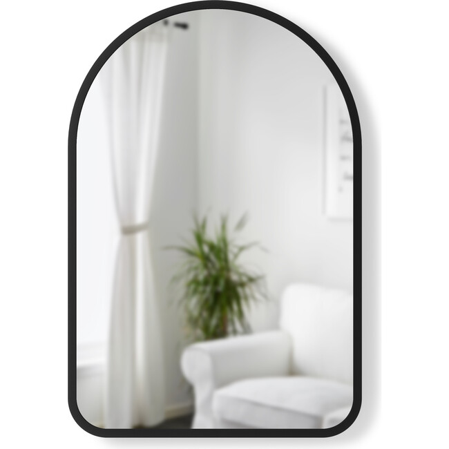 Hub Arched Mirror, Black Frame - Mirrors - 1 - zoom