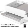Stowit Jewelry Box, White/Nickel - Jewelry Boxes - 6