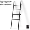 Leana Ladder Rack, Black - Hangers - 5