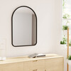 Hub Arched Mirror, Black Frame - Mirrors - 2