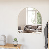 Hubba Arched Mirror, Brass Frame - Mirrors - 2 - thumbnail