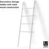Leana Ladder Rack, White - Hangers - 3