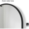 Hub Arched Mirror, Black Frame - Mirrors - 3