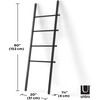 Leana Ladder Rack, Black - Hangers - 7