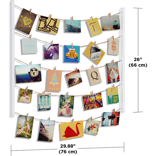 Hangit Photo Display, White - Frames - 6