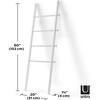 Leana Ladder Rack, White - Hangers - 6