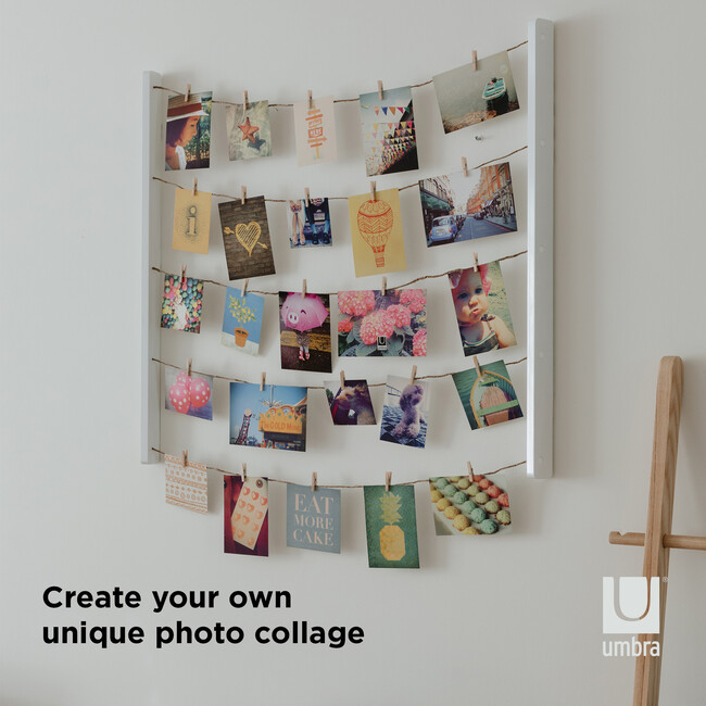Hangit Photo Display, White - Frames - 8