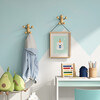 Woody Wall Hook, Black/Natural - Wall Hooks - 2