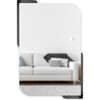 Alcove Shelved Mirror, Black - Mirrors - 1 - thumbnail
