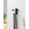 Woody Wall Hook, Black/Walnut - Wall Hooks - 7