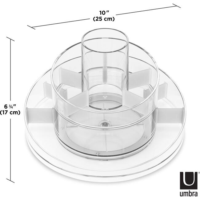 Cascada Vanity Organizer, Clear - Jewelry Boxes - 7