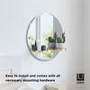 Perch Shelved Mirror, Brass - Mirrors - 6