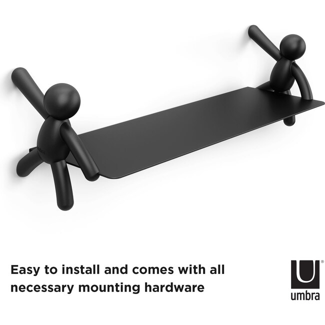 Buddy Shelf, Black - Shelving - 6