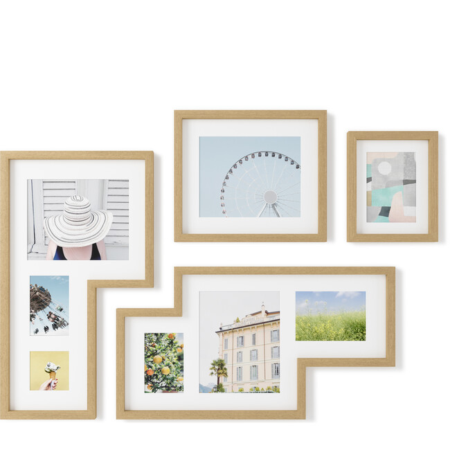 Mingle Gallery Photo Display, Natural - Frames - 7