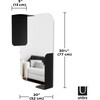 Alcove Shelved Mirror, Black - Mirrors - 9