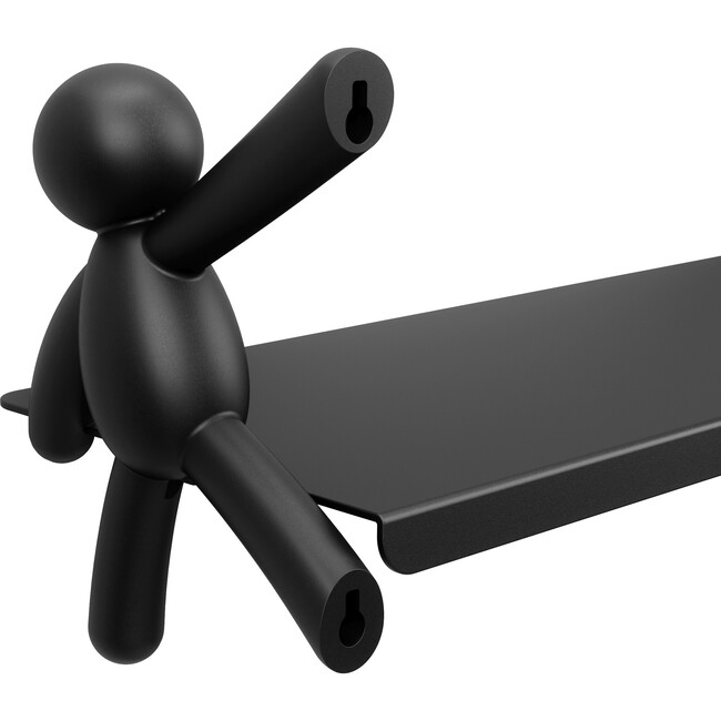 Buddy Shelf, Black - Shelving - 7