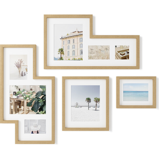 Mingle Gallery Photo Display, Natural - Frames - 8