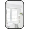 Hub Rectangular Mirror, Black Frame - Mirrors - 1 - thumbnail