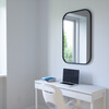 Hub Rectangular Mirror, Black Frame - Mirrors - 2