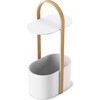 Bellwood Storage Table, White/Natural - Accent Tables - 5
