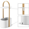 Bellwood Storage Table, White/Natural - Accent Tables - 6