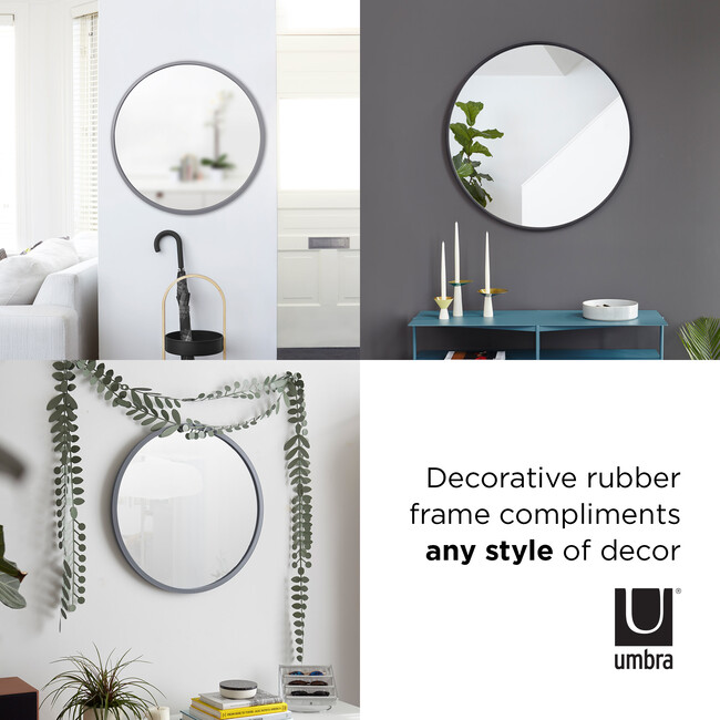 Hub Mirror, Black Frame - Mirrors - 2