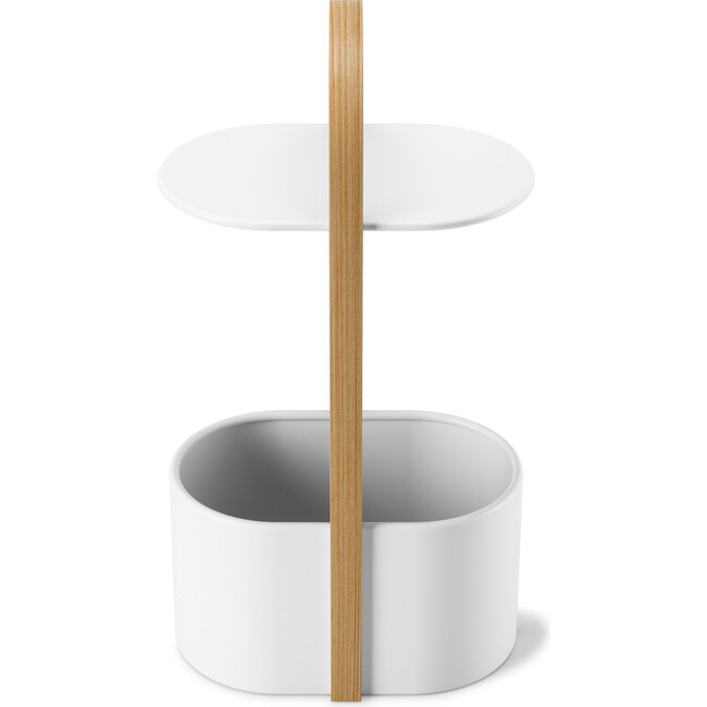 Bellwood Storage Table, White/Natural - Accent Tables - 7