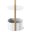 Bellwood Storage Table, White/Natural - Accent Tables - 7