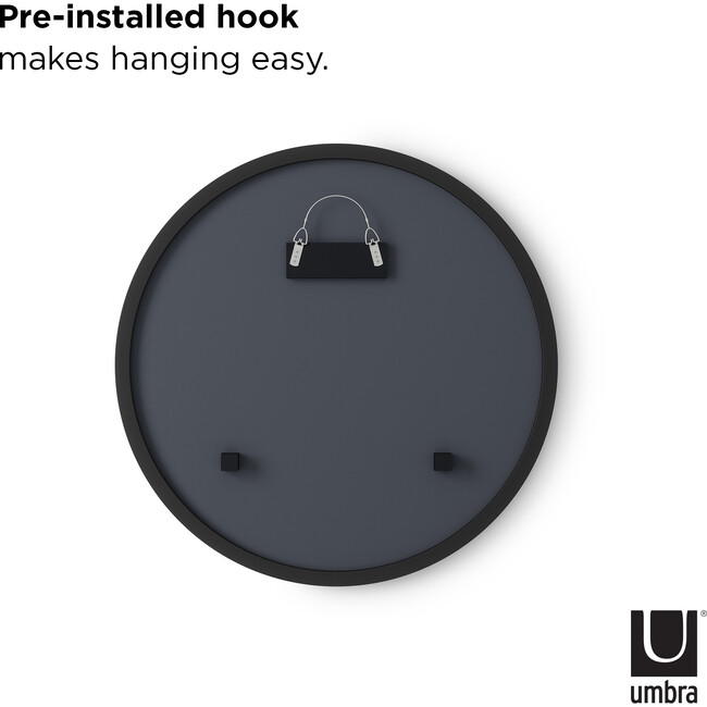 Hub Mirror, Black Frame - Mirrors - 4