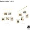 Exhibit Photo Display, Matte Brass - Frames - 4