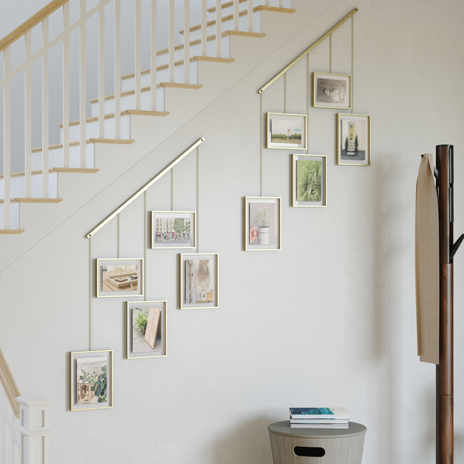 Exhibit Photo Display, Matte Brass - Frames - 7