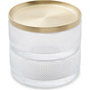 Tesora Storage Box, Clear/Brass - Jewelry Boxes - 1 - thumbnail