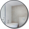 Cirko Mirror/Shelving Unit, Black - Mirrors - 1 - thumbnail