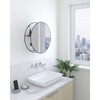 Cirko Mirror/Shelving Unit, Black - Mirrors - 2
