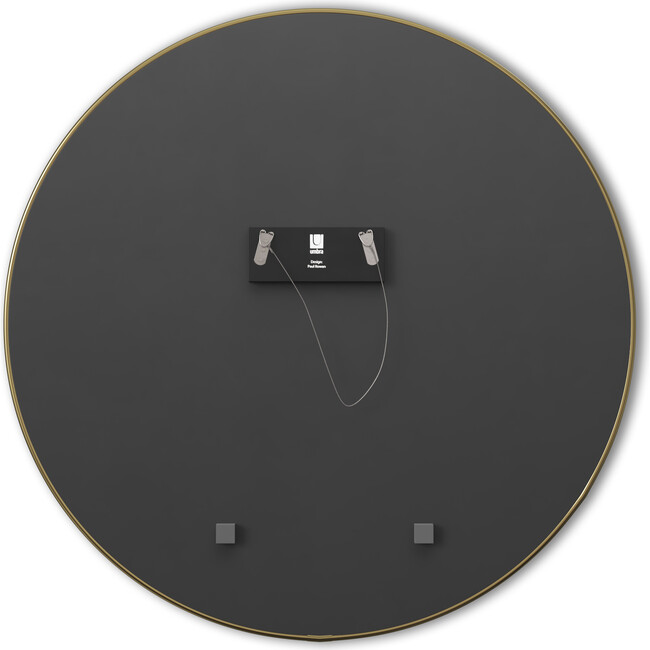 Hubba Round Mirror, Brass - Mirrors - 7