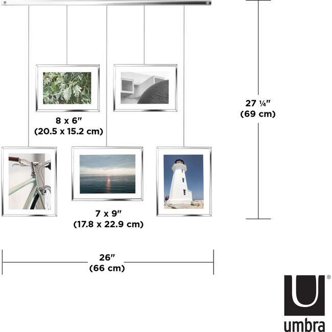 Exhibit Photo Display, Chrome - Frames - 8
