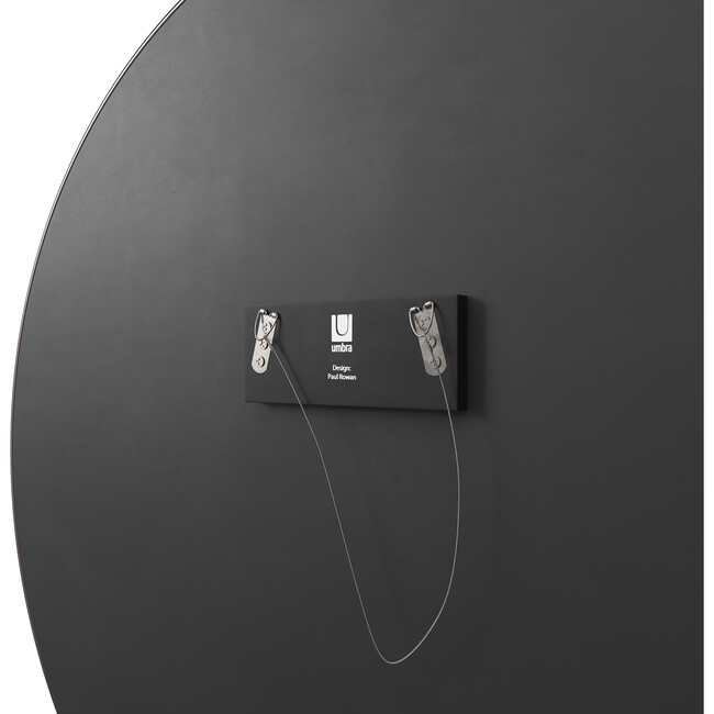 Hubba Round Mirror, Titanium - Mirrors - 9
