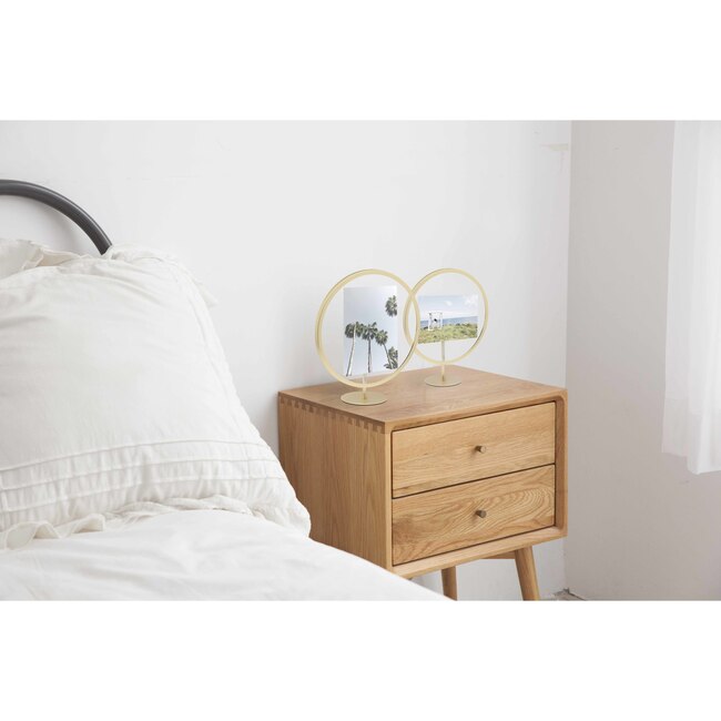 Infinity Circular Photo Display, Matte Brass - Frames - 2