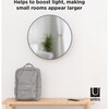 Cirko Mirror/Shelving Unit, Black - Mirrors - 5