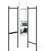 Vala Freestanding Rack & Mirror, Black - Coat Racks - 1 - thumbnail