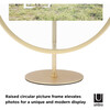 Infinity Circular Photo Display, Matte Brass - Frames - 4