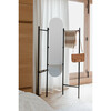 Vala Freestanding Rack & Mirror, Black - Coat Racks - 2