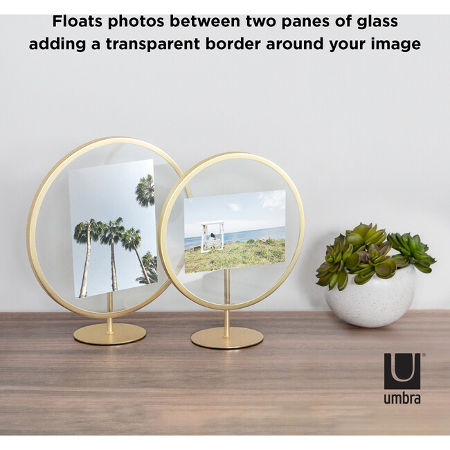 Infinity Circular Photo Display, Matte Brass - Frames - 5