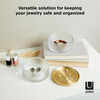 Tesora Storage Box, Clear/Brass - Jewelry Boxes - 6