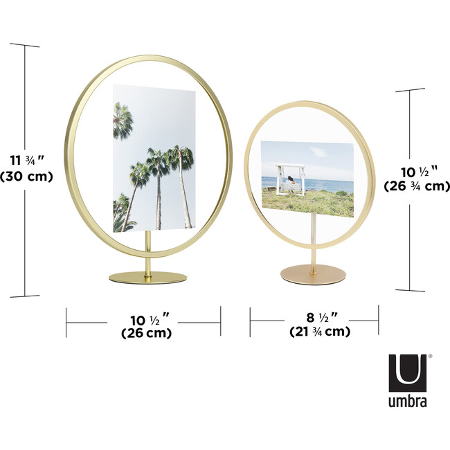 Infinity Circular Photo Display, Matte Brass - Frames - 6